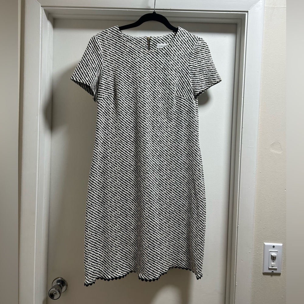 Calvin Klein Workwear dress Black/white size 10